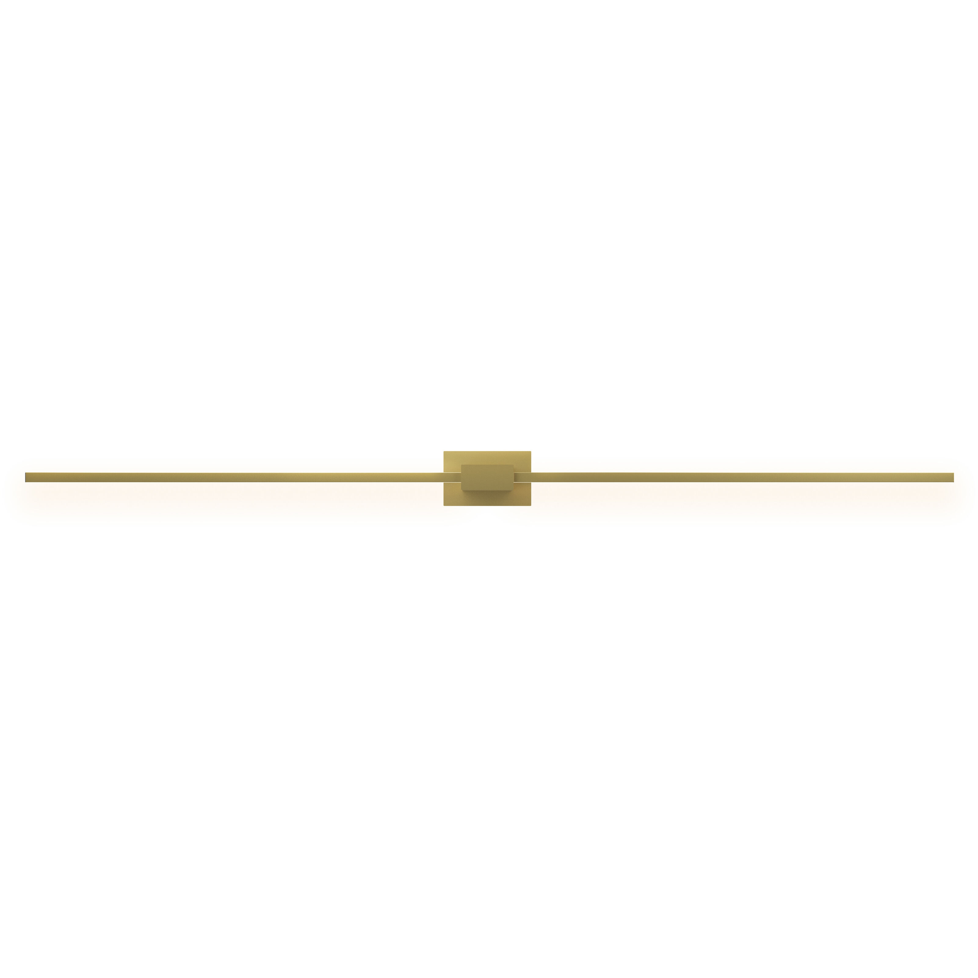 Z-Bar LED 4 inch Gold Wall Sconce Wall Light, Center Mount